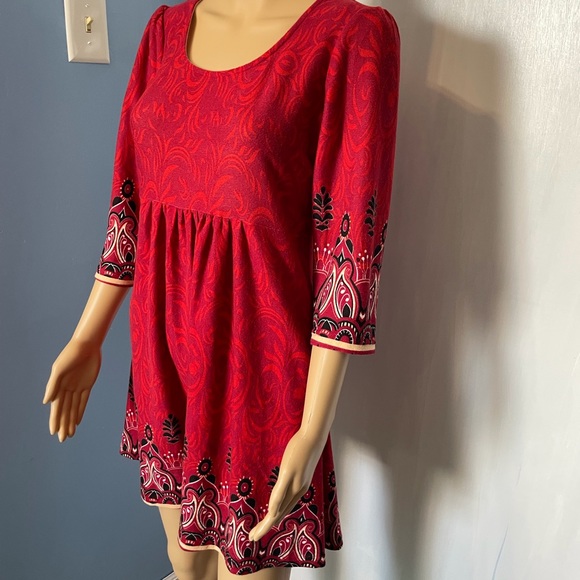 Women’s Tunic / Top, Size Medium, Red - Picture 3 of 10